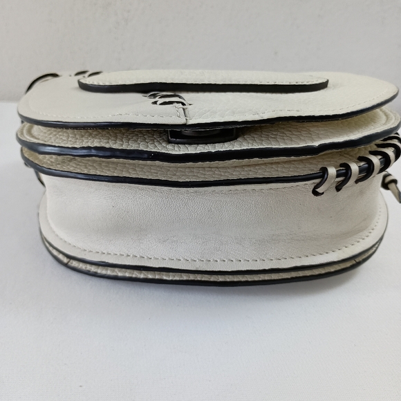 Coach Rip n Repair Shadow Crossbody 36976 Parchment Leather, Black Copper in EUC - Picture 7 of 12